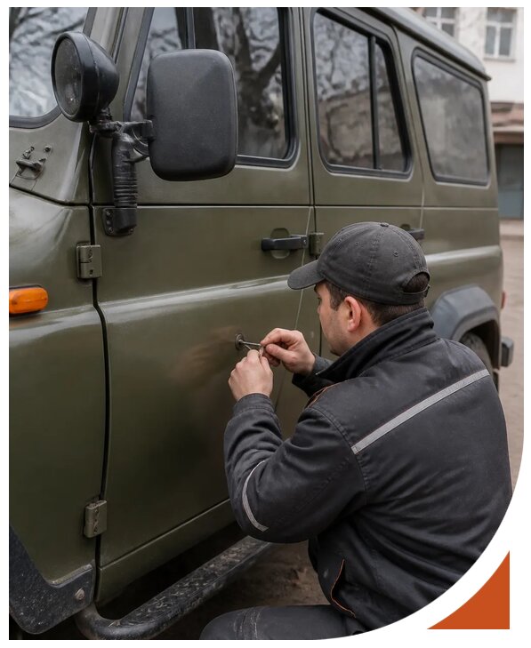 Профессиональное вскрытие автомобиля УАЗ без повреждений в Гулькевичах